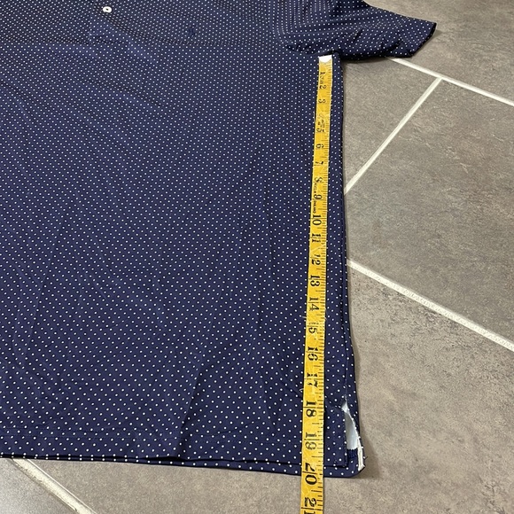 Polo Ralph Lauren Mini Print Performance Stretch Short-Sleeve Polo  size Large - Picture 7 of 8
